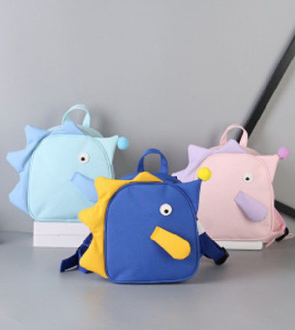 Cartoon Hedgehog Design Backpack For Children