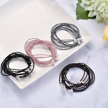 Pearl Hair Rope (3 Pcs)