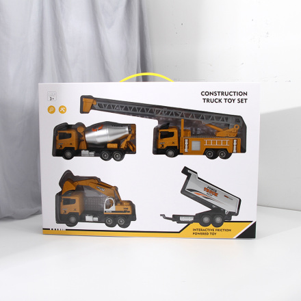 Construction Truck Toy Set