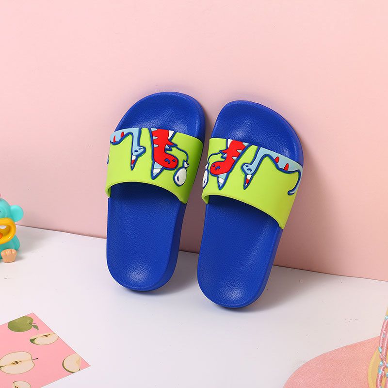 Dinosaur Slippers for Children (Blue)(26-27)