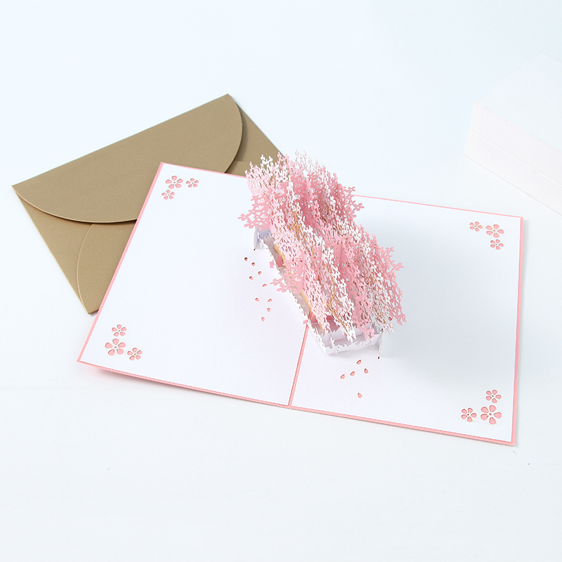 Fallen Flowers A5 3D Pop Up Gift Card Set