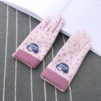 [XVSPCP01541] Heart Gloves for Children -Purple
