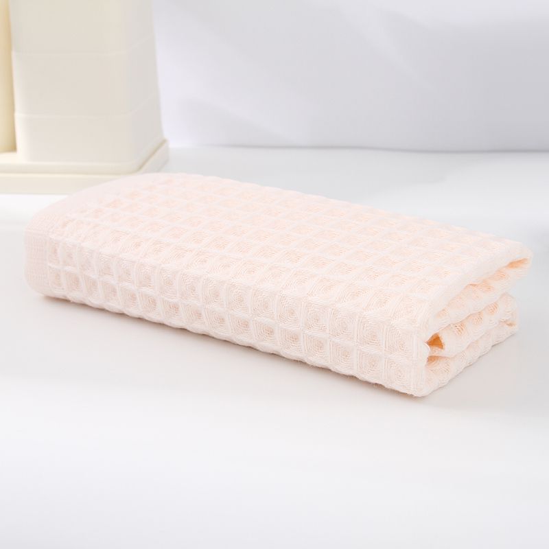 Honeycomb Weave Towel (Pink)