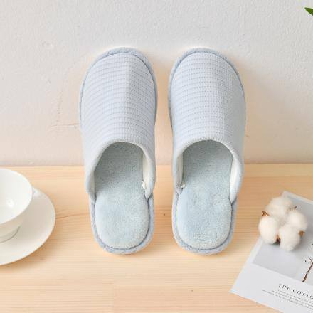 Indoor Closed Toe Slipper for Women-Blue(37/38)