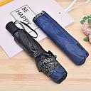 Large-Sized Classic Style 4-Fold UV-Protection Umbrella-Dark Blue