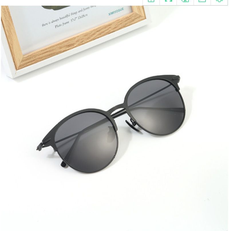 Vogue Trendy Polarized Sunglasses-Black