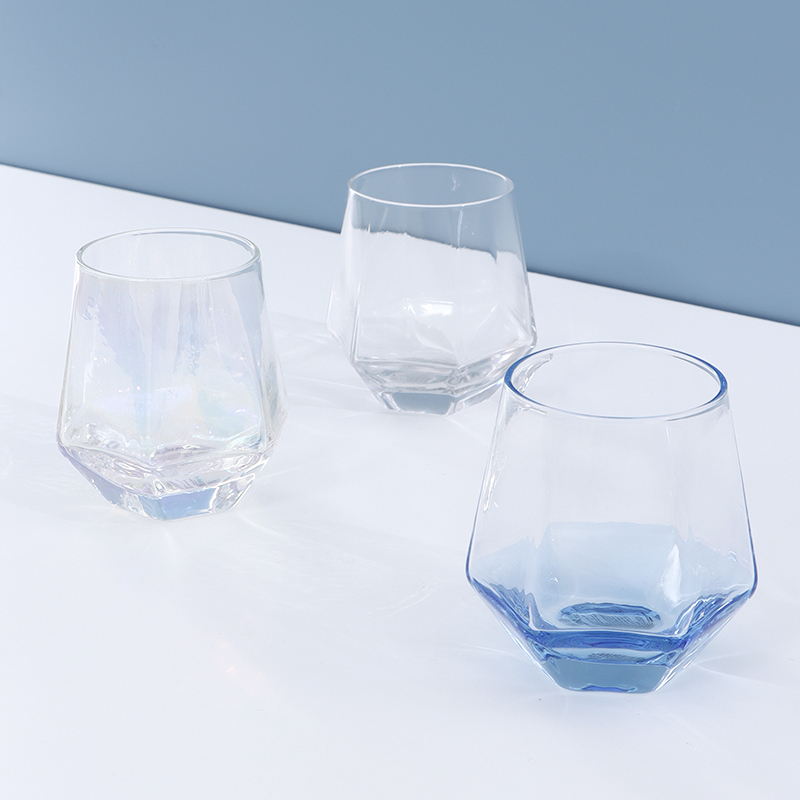 Borosilicate Geometric Glass 298ml/10.0fl.oz.