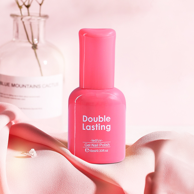 Double Lasting Gel Nail Polish (Grapefruit Red)