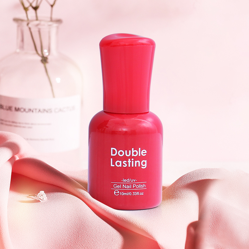 Double Lasting Gel Nail Polish (Passion Red)