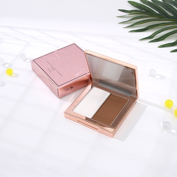 [XVHBMP00625] 2-Color Contouring and Highlighting Powder Palette 1#Light Brown