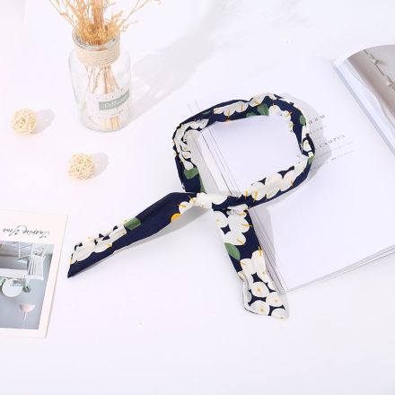 Blue Printed Headband