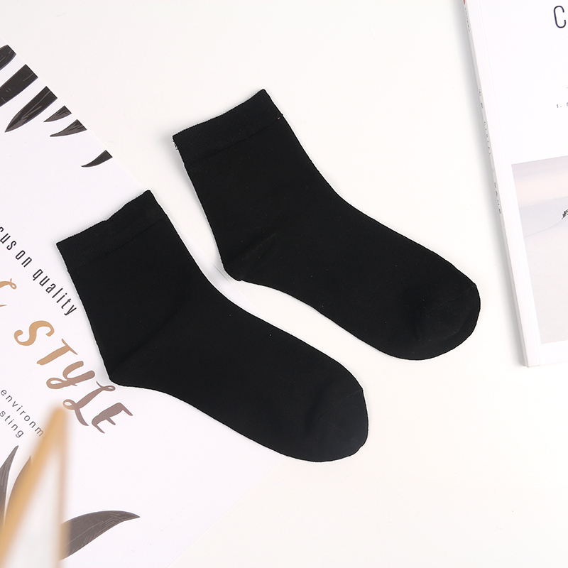 Business Style Bamboo Fibre Comfortable Socks for Men (Black)