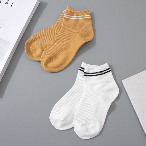 [XVSPS01843] Casual Style Comfortable Socks for Children (for 6-8Y)(2 Pairs)(Assorted Colors)