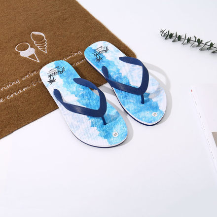 Ocean and Beach Flip-Flops for Men (Blue)(42-43#)