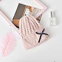 Pearl Bowknot Knitted Hat for Women(Pink)