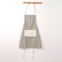 Plaid Apron (Gray)