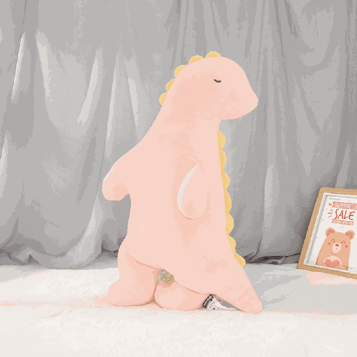 Plush Dinosaur (Pink)
