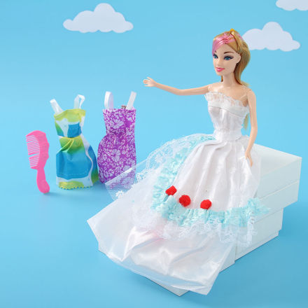 Princess Doll in White Dress (JJ9904)