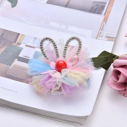 Rabbit Ears Bowknot Hair Clip for Children