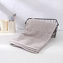 Ribbed Thickened Bath Wrap Towel (Gray)