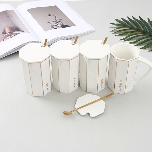 Simple Style Geometry Ceramic Mug