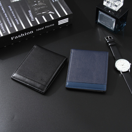 Simple Style Horizontal Short Wallet for Men