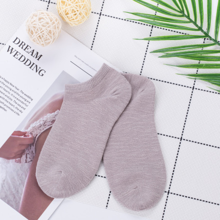 Simple Style Socks for Women (Gray)