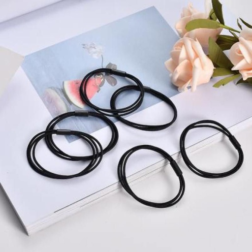 Simple Style Three-Stranded Hair Rope (6 Pcs)