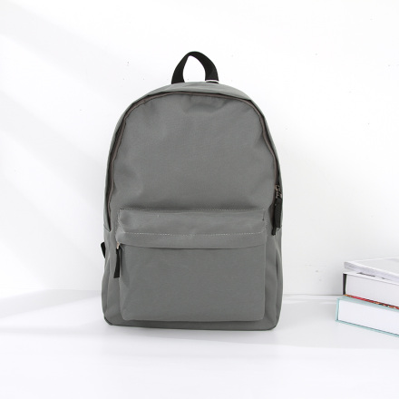 [XVBBP00035] Simple Style Vogue Lightweight Cloth Backpack (Gray)