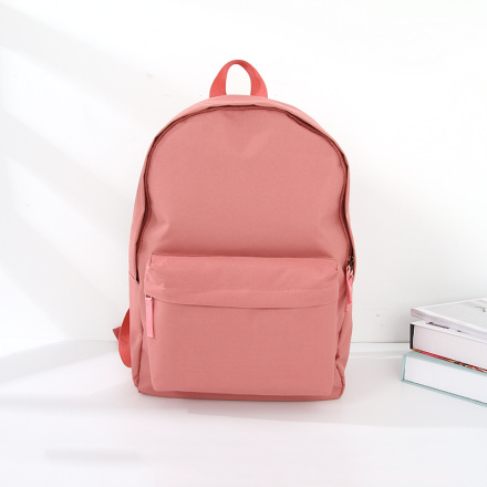 [XVBBP00036] Simple Style Vogue Lightweight Cloth Backpack (Pink)