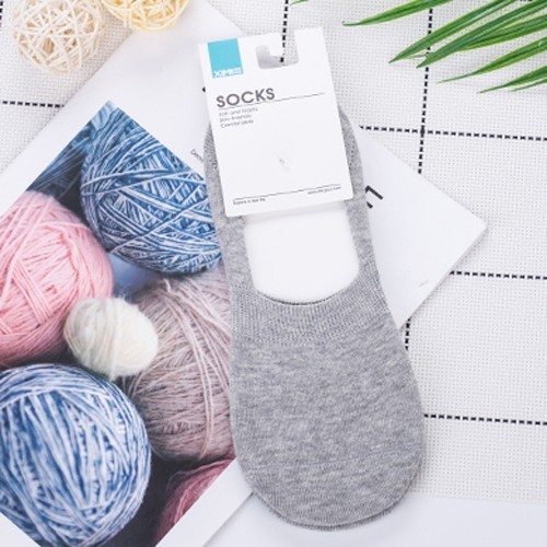 Soft Low-Cut Socks for Men (2 Pairs)(Gray)