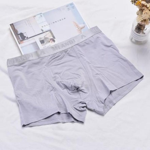 Solid Color Boxer Briefs for Men (XXXL)