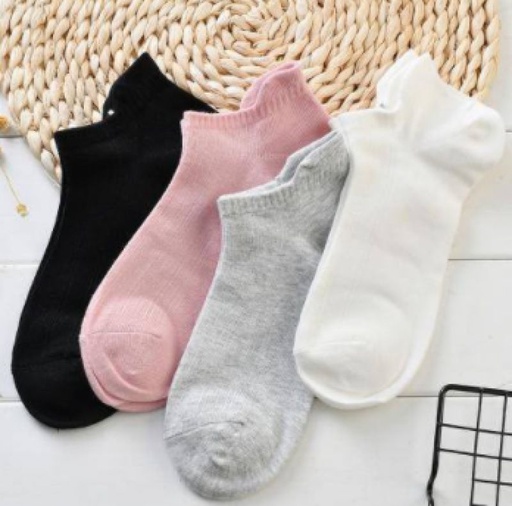 [XVSPS01784] Comfortable Heel Short Socks for Women (2 Pairs)