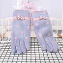 Dotted Bowtie Gloves for Children