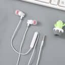 Fashion Wire-Controlled Headphones (White)