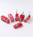 Fire Fighting Truck Toy 6-in-1 Set