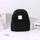 Fresh Style All-Match Patch Backpack (Black)