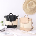 Fresh Style PU Straw Braided Backpack