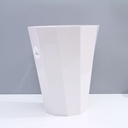 Geometric Shape Trash Can (Gray)