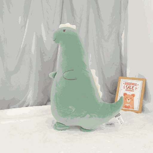 [XVTMPD02046] Green Plush Dinosaur