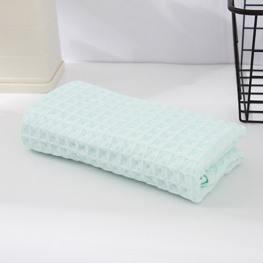 [XVHITP01327] Honeycomb Weave Towel (Blue)