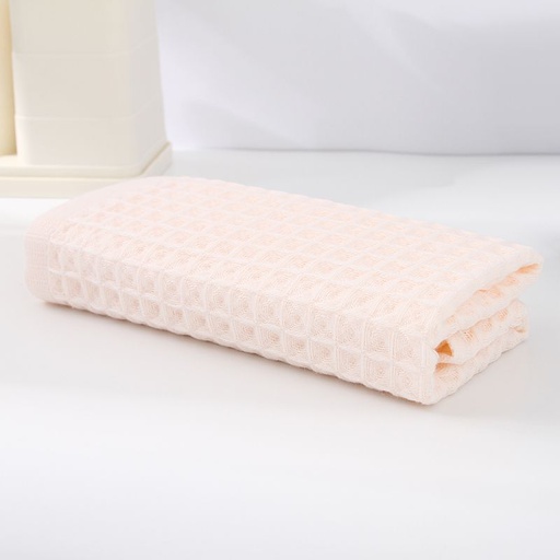 [XVHITP01328] Honeycomb Weave Towel (Pink)