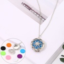 Imitation flower wind aromatherapy necklace
With 7-color cotton