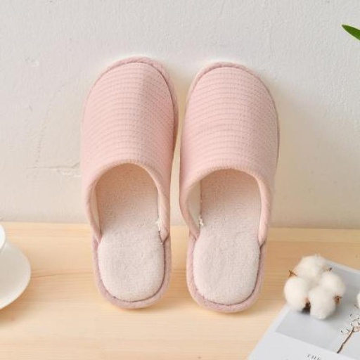 [XVSPF01623] Indoor Closed Toe Slipper for Women-Pink(37/38)