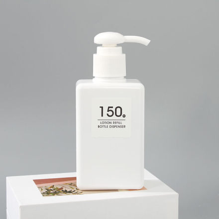 Lotion Refill Bottle Dispenser (150ml)(White)