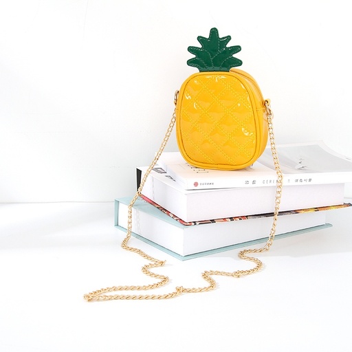 Lovely Pineapple-Shaped Crossbody Bag (Yellow)