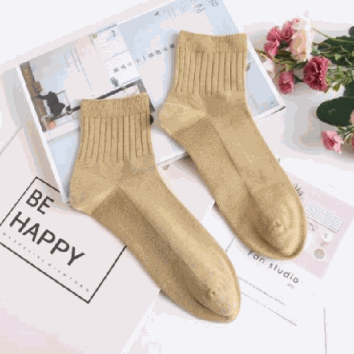 Stylish Ribbing Mid-Calf Socks for Men