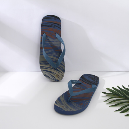 Summer Style Trendy Flips Flops for Men (Light Blue)(40/41)