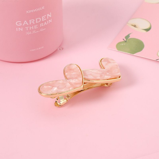 Vogue Loving-Heart Cellulose Acetate Hair Clip