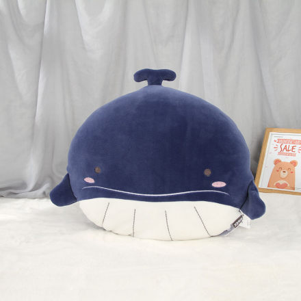 Whale 2024 shaped pillow